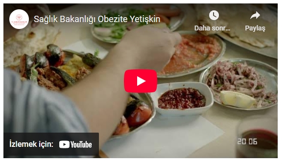 Sağlık Bakanlığı Obezite Yetişkin Kamu Spotu